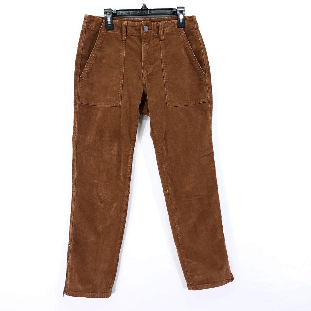 Sanctuary By Anthropologie Corduroy Pants Size 27 Ankle Zip Cropped